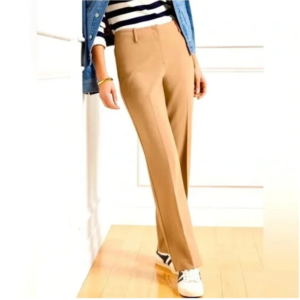 NWT Talbots Southampton Straight Leg Full Length Trouser US 14 - Picture 2 of 9
